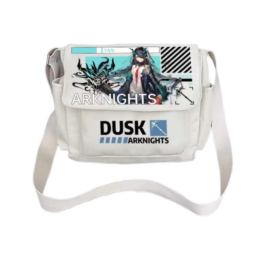 Anime Arknights Dusk White Shoulder Bag Anime Arknights Dusk White Shoulder Bag