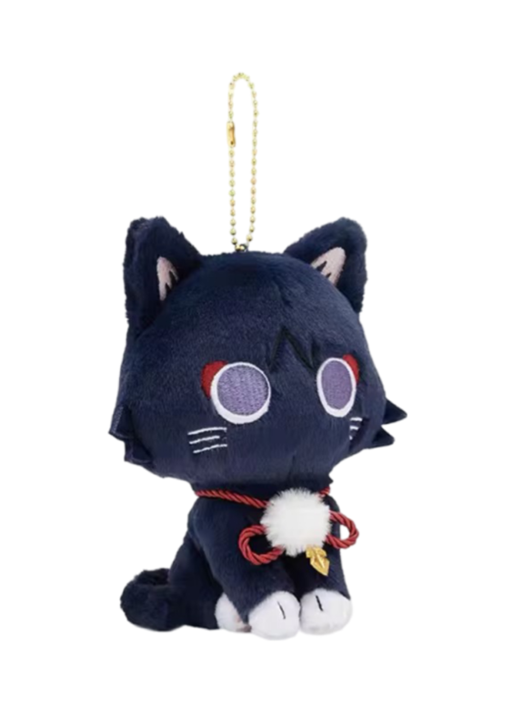 Genshin Impact Anime Wanderer Meow Plush Pendant