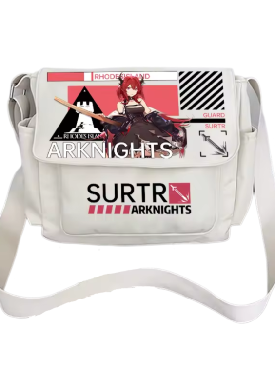 Anime Arknights Surtr White Shoulder Bag