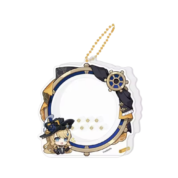 Anime Genshin Impact Navia Acrylic Storage Keychain