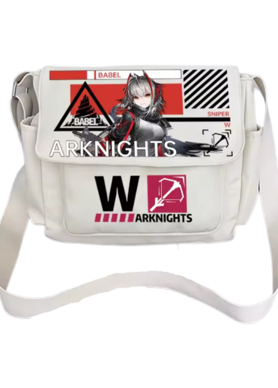 Anime Arknights W White Shoulder Bag