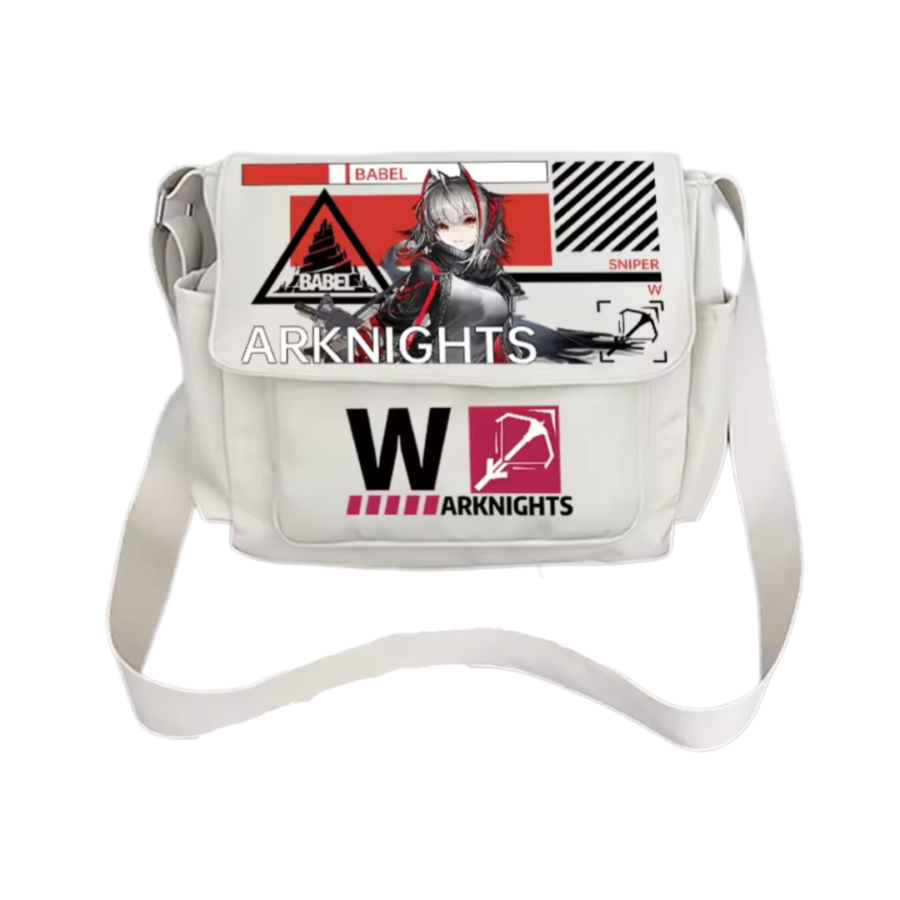 Anime Arknights W White Shoulder Bag