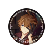 Anime Genshin Impact Tartaglia Original Authentic Badge