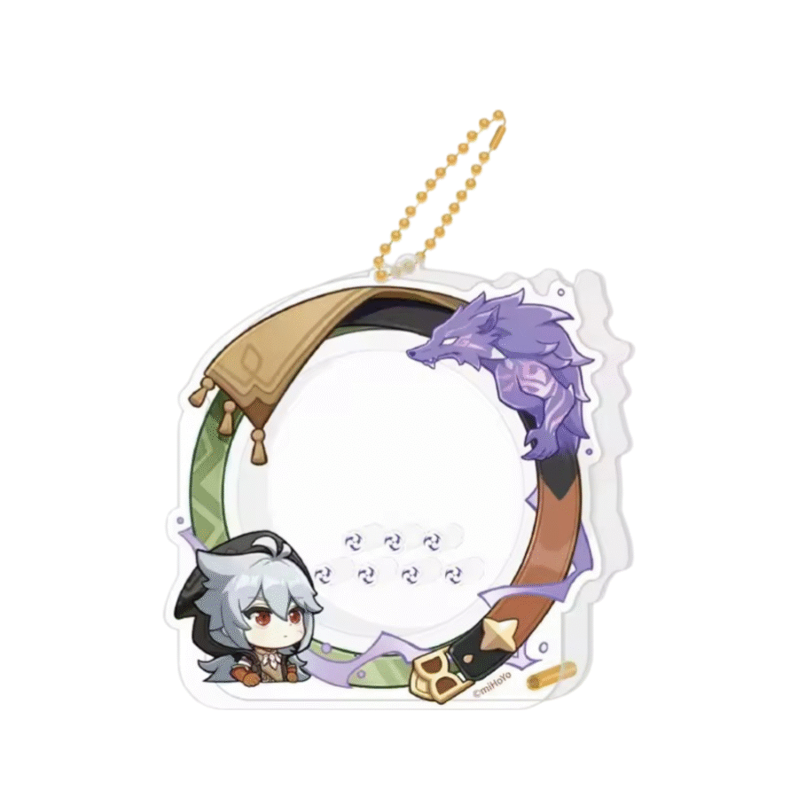 Anime Genshin Impact Razor Acrylic Storage Keychain Anime Genshin Impact Razor Acrylic Storage Keychain