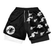 Anime One Piece Gear 5 Gym Shorts
