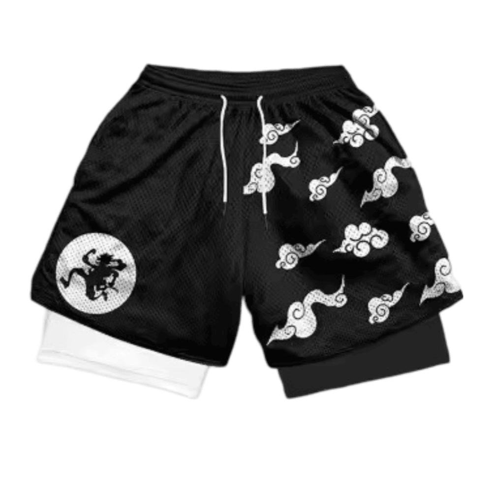 Anime One Piece Gear 5 Gym Shorts Anime One Piece Gear 5 Gym Shorts