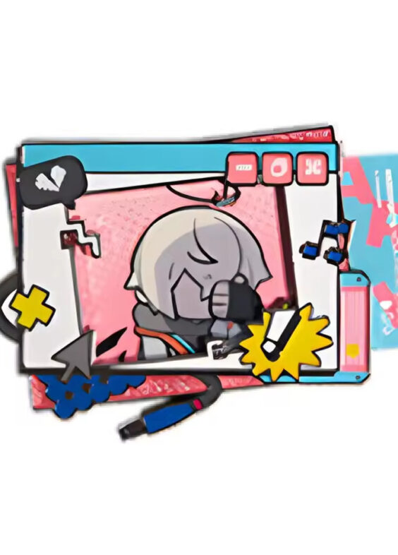 Anime Arknights EX Foedere Refrigerator Magnet