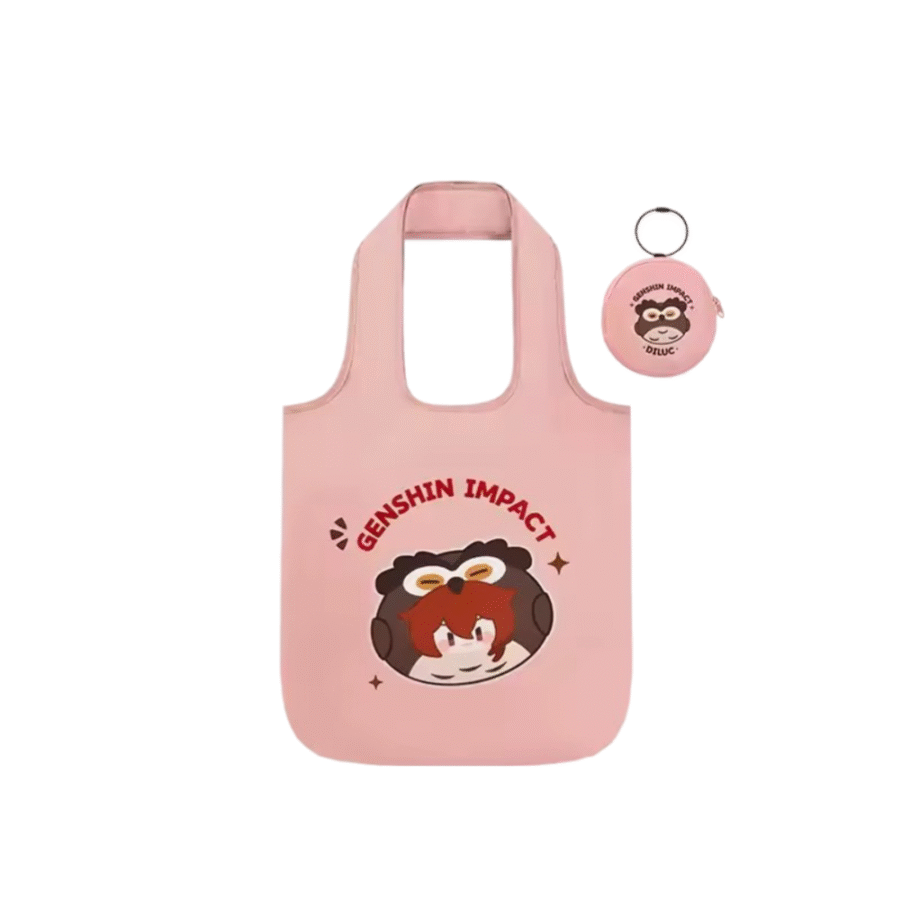 Anime Genshin Impact Diluc Folding Tote Bag Anime Genshin Impact Diluc Folding Tote Bag