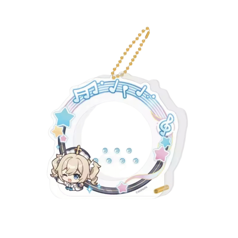 Anime Genshin Impact Barbara Acrylic Storage Keychain Anime Genshin Impact Barbara Acrylic Storage Keychain