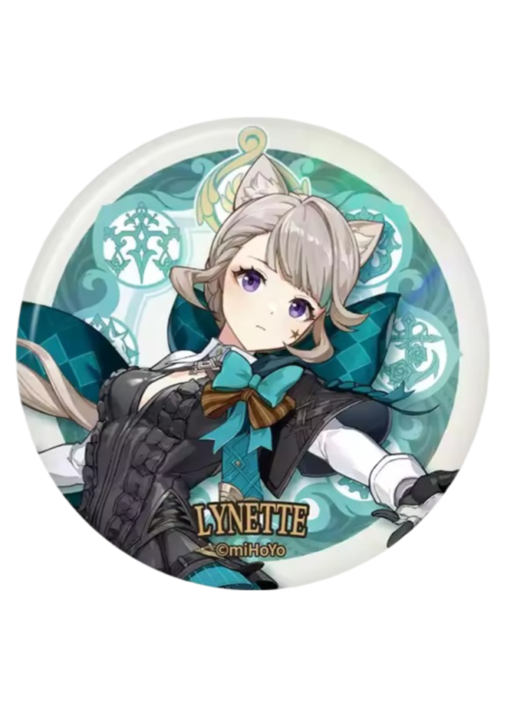 Anime Lynette Genshin Impact Badge