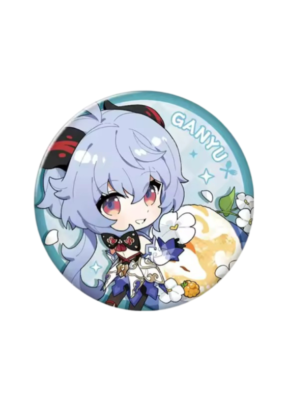 Anime Genshin Impact Ganyu Badge Pin