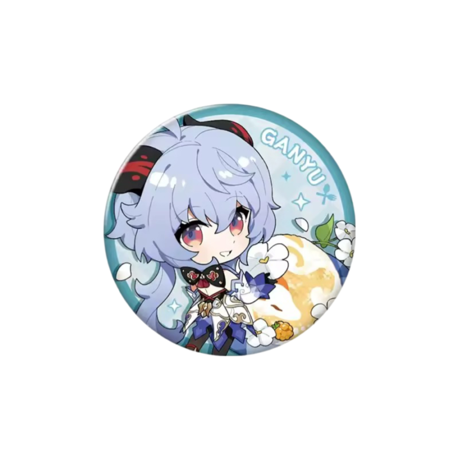 Anime Genshin Impact Ganyu Badge Pin