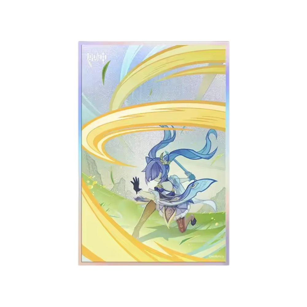 Anime Genshin Impact Layla Colored Paper Anime Genshin Impact Layla Colored Paper