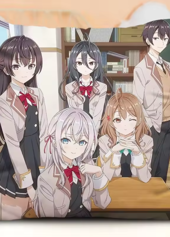 Anime Alya Sometimes Hides Her Feelings In Russian Sofa Pillow