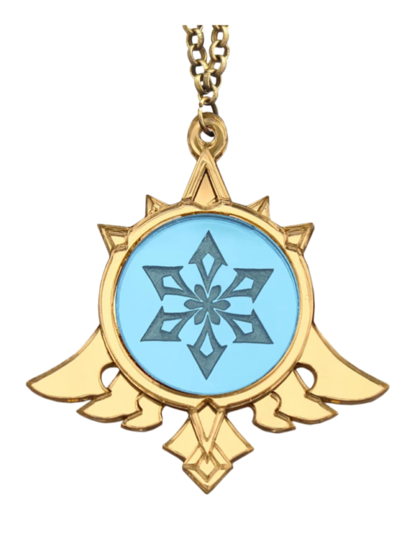 Anime Genshin Impact Cryo Keychain