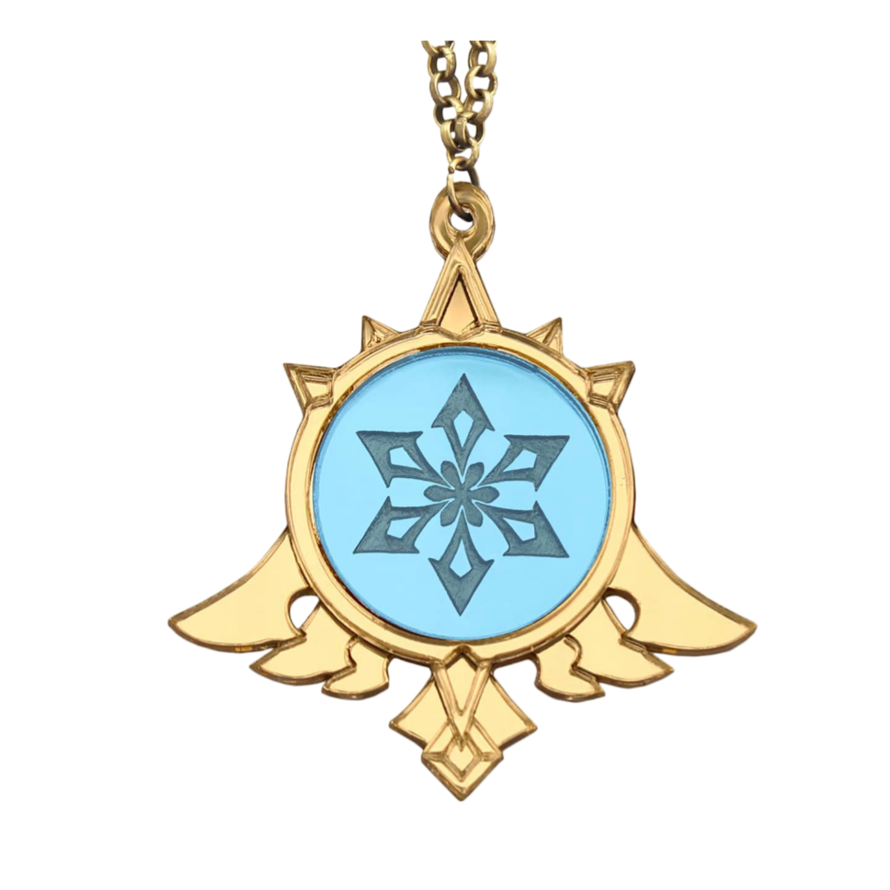 Anime Genshin Impact Cryo Keychain 