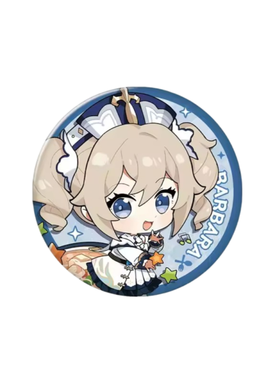 Genshin Impact Barbara Anime Badge