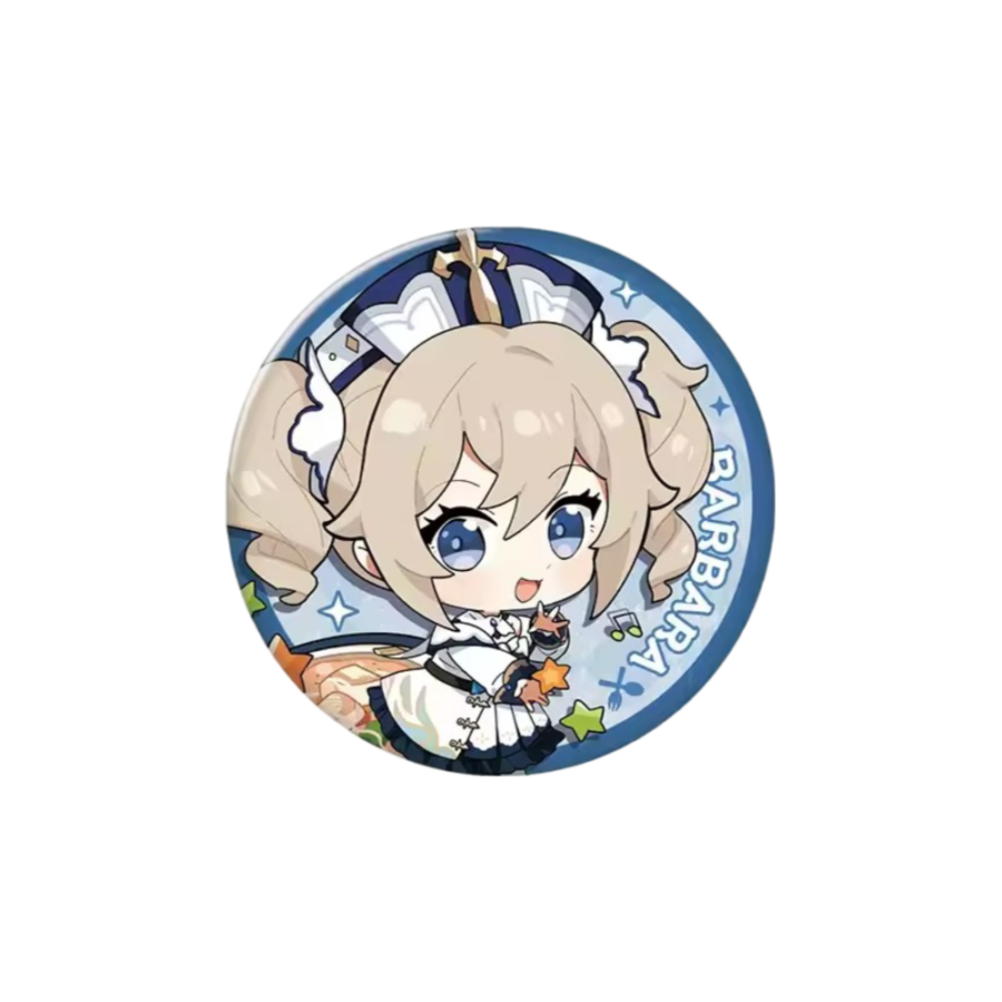 Genshin Impact Barbara Anime Badge