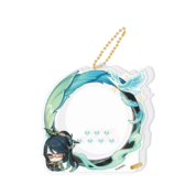 Anime Genshin Impact Xianyun Acrylic Storage Keychain