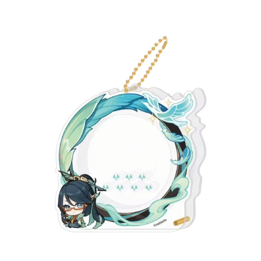 Anime Genshin Impact Xianyun Acrylic Storage Keychain Anime Genshin Impact Xianyun Acrylic Storage Keychain