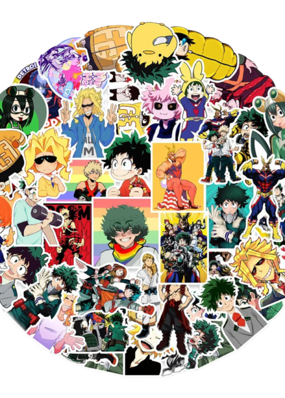 100Pcs Anime My Hero Academia Character Stickers