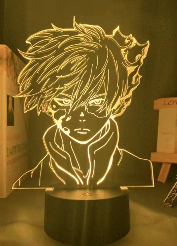 Anime My Hero Academia Shoto Todoroki LED Acrylic Stand