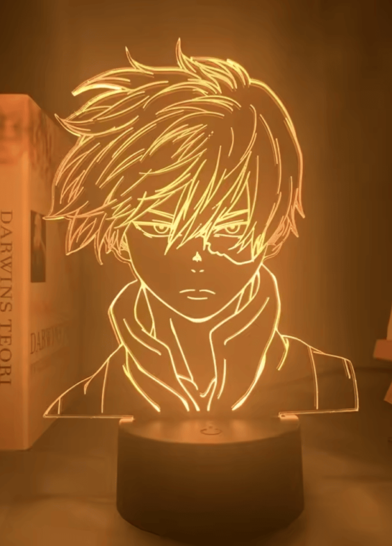 My Hero Academia Anime Shoto Todoroki LED Acrylic Stand