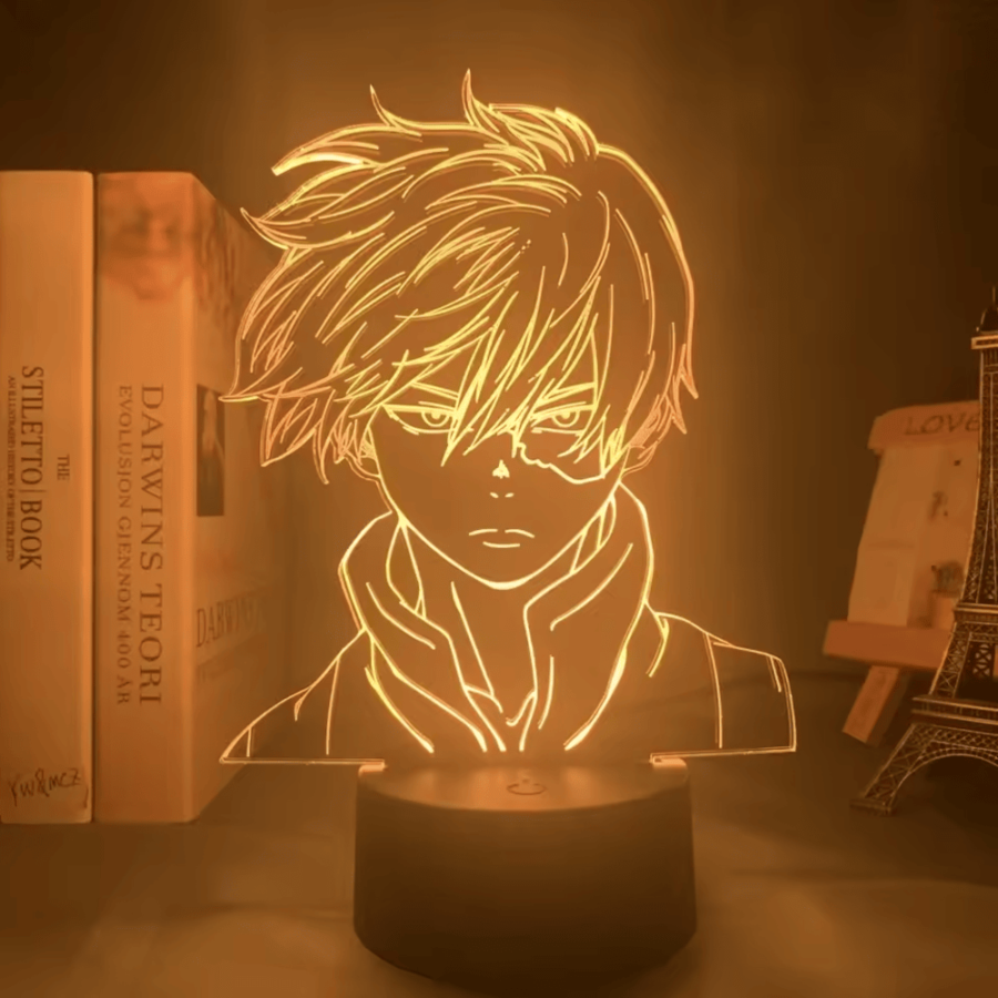 My Hero Academia Anime Shoto Todoroki LED Acrylic Stand