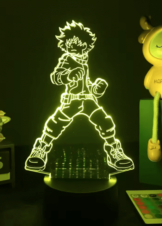 My Hero Academia Anime Izuku Midoriya LED Acrylic Stand