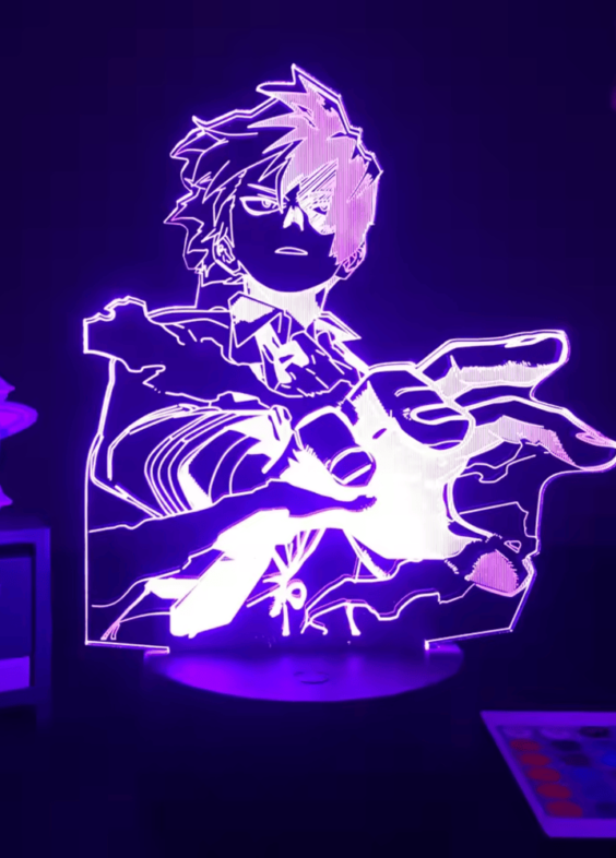 My Hero Academia Shoto Todoroki Anime LED Acrylic Stand