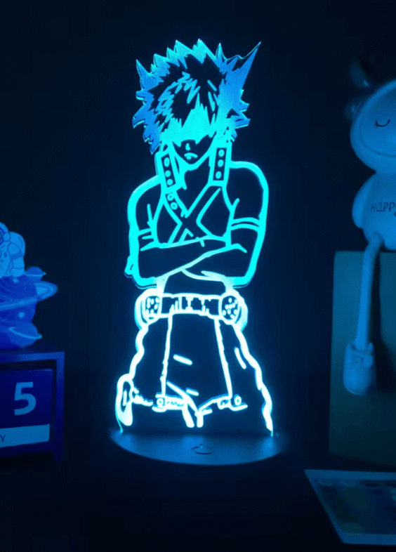 My Hero Academia Katsuki Bakugo Anime LED Acrylic Stand