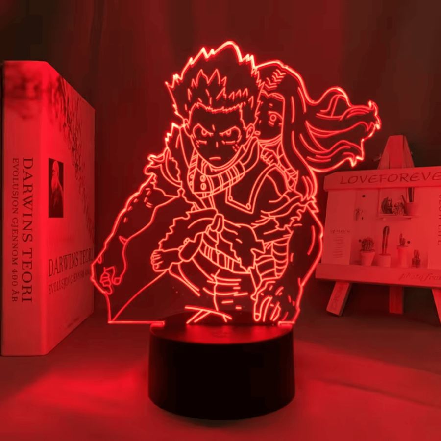Anime My Hero Academia Deku And Eri LED Acrylic Stand