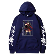 Anime Akame Ga Kill Blue Color Hoodie