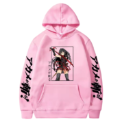 Anime Akame Ga Kill Pink Color Hoodie