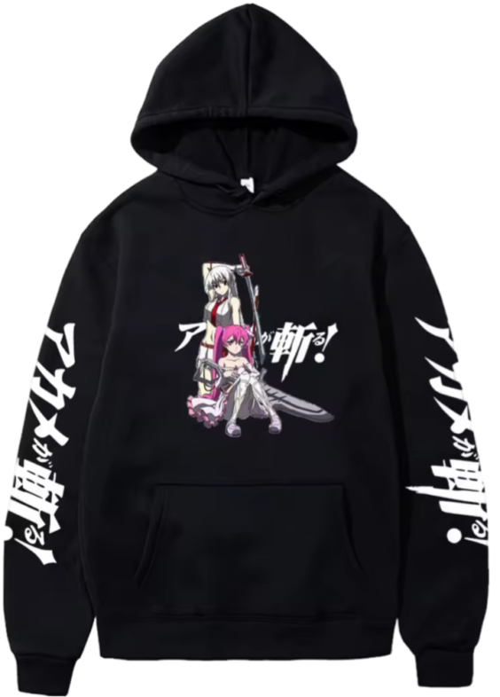 Anime Akame Ga Kill Esdeath With Mine Black Color Hoodie