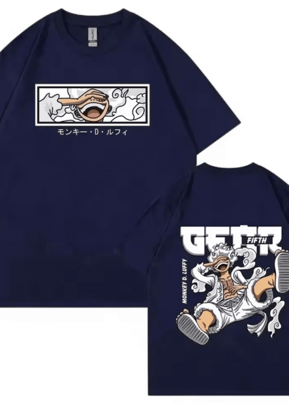 One Piece Anime Gear Fifth Monkey D. Luffy T-Shirt