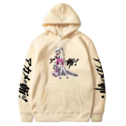 Anime Akame Ga Kill Esdeath With Mine Khaki Color Hoodie