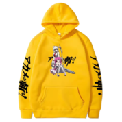 Anime Akame Ga Kill Esdeath With Mine Yellow Color Hoodie