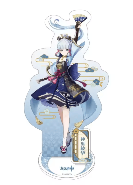 Anime Genshin Impact Kamisato Ayaka Acrylic Stand