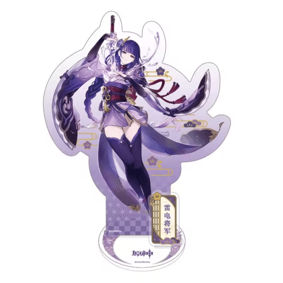 Anime Genshin Impact Raiden Shogun Acrylic Stand