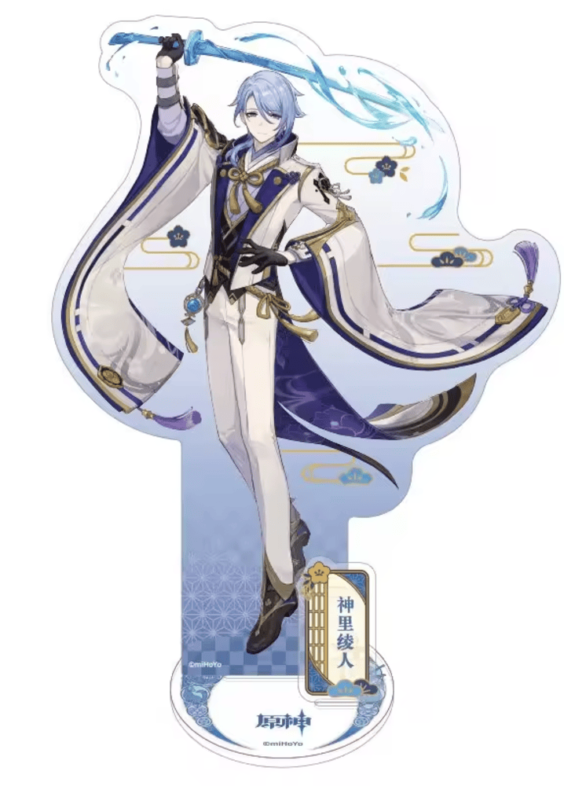 Anime Genshin Impact Kamisato Ayato Acrylic Stand