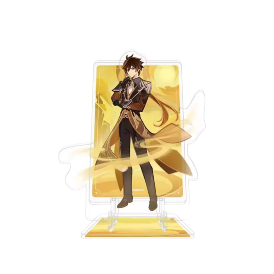 Anime Genshin Impact Zhongli Acrylic Phone Stand