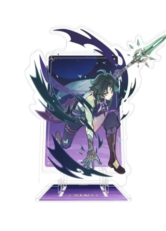 Anime Genshin Impact Xiao Acrylic Phone Stand