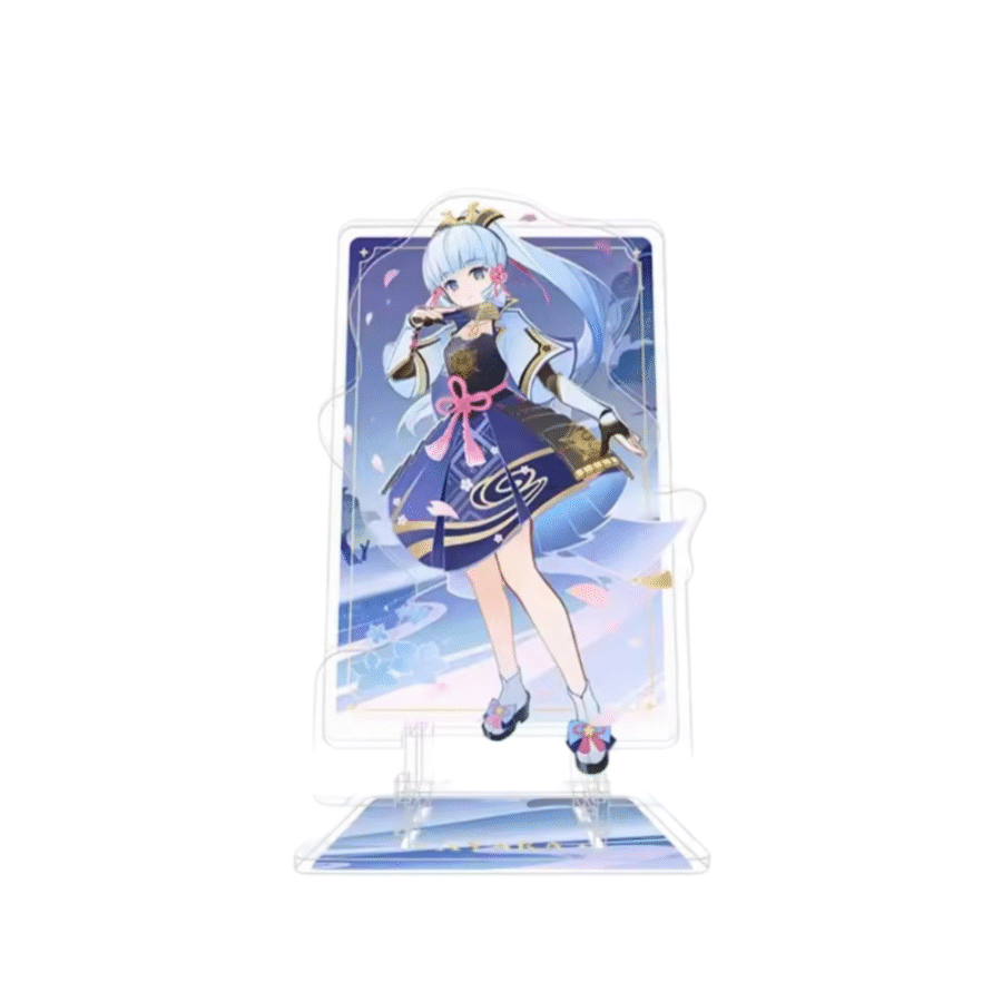 Anime Genshin Impact Kamisato Ayaka Acrylic Phone Stand Anime Genshin Impact Kamisato Ayaka Acrylic Phone Stand