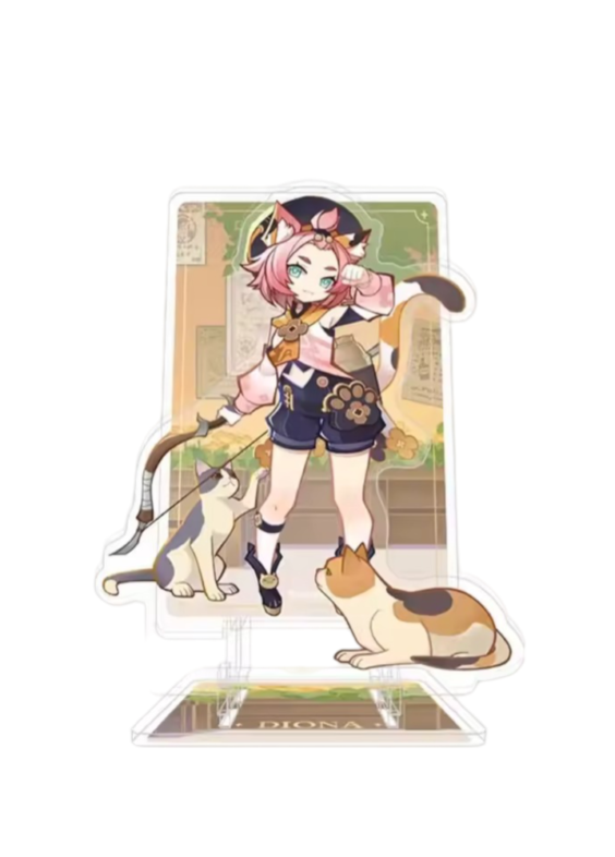 Anime Genshin Impact Diona Acrylic Phone Stand