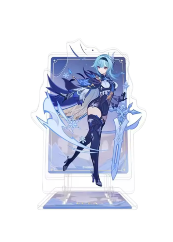 Anime Genshin Impact Eula Acrylic Phone Stand