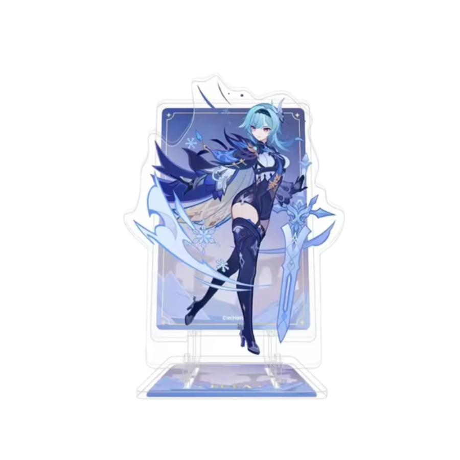 Anime Genshin Impact Eula Acrylic Phone Stand