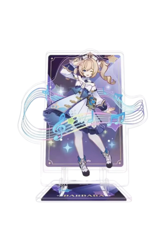 Anime Genshin Impact Barbara Acrylic Phone Stand