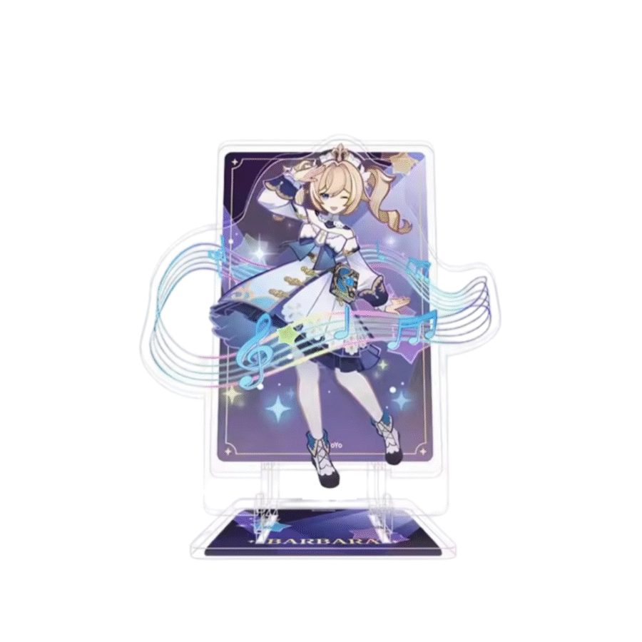 Anime Genshin Impact Barbara Acrylic Phone Stand Anime Genshin Impact Barbara Acrylic Phone Stand