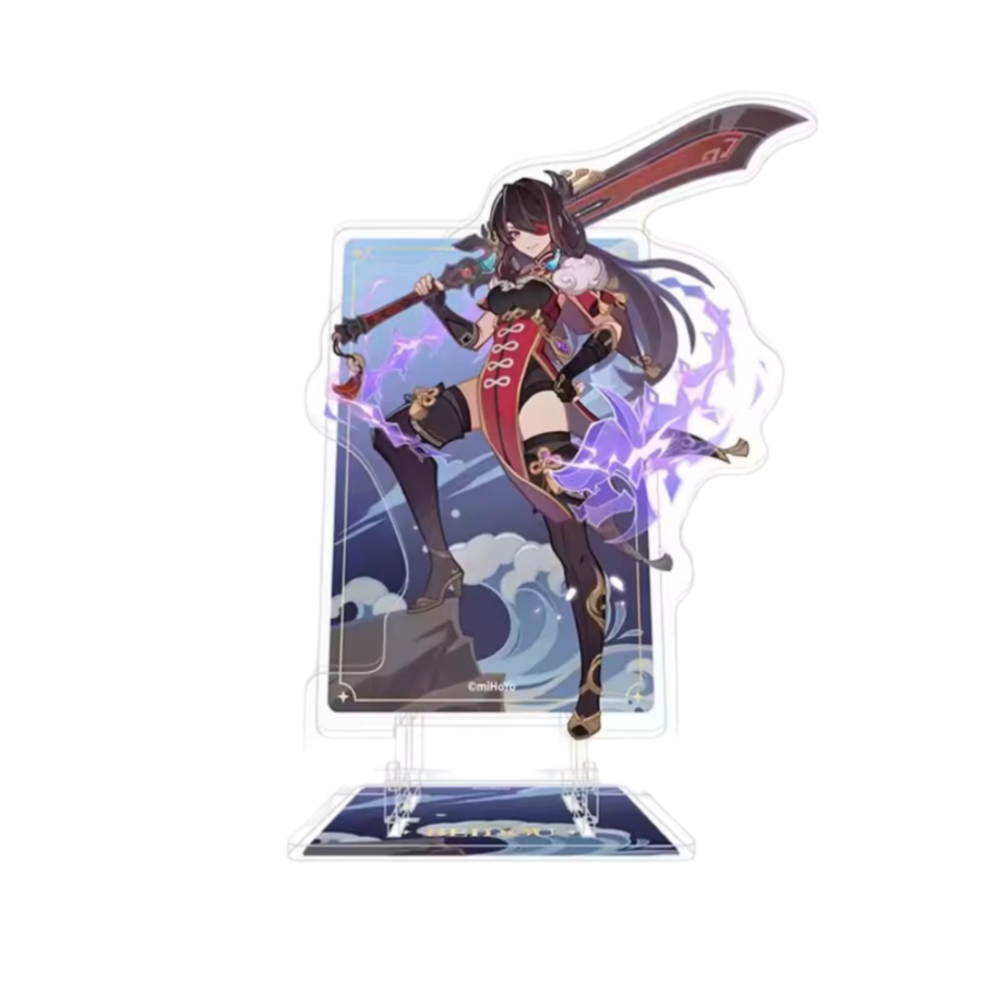 Anime Genshin Impact Beidou Acrylic Phone Stand